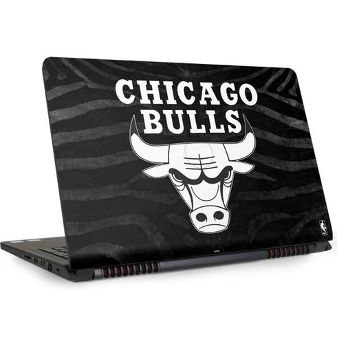 NBA Chicago Bulls Black Animal Print Dell Inspiron Skin