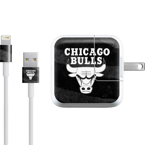 NBA Chicago Bulls Black Animal Print iPad Charger (10W USB) Skin