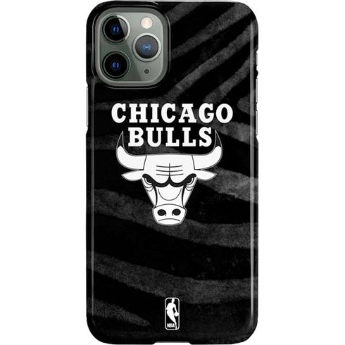 NBA Chicago Bulls Black Animal Print iPhone 11 Pro Lite Case
