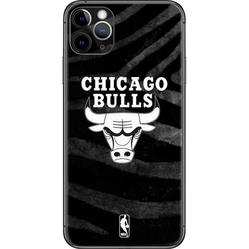NBA Chicago Bulls Black Animal Print iPhone 11 Pro Max Skin