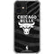 NBA Chicago Bulls Black Animal Print iPhone 12 Clear Case