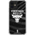 NBA Chicago Bulls Black Animal Print iPhone 12 Clear Case