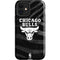 NBA Chicago Bulls Black Animal Print iPhone 12 Impact Case