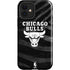 NBA Chicago Bulls Black Animal Print iPhone 12 Impact Case