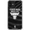 NBA Chicago Bulls Black Animal Print iPhone 12 Mini Clear Case