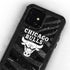 NBA Chicago Bulls Black Animal Print iPhone 12 Mini Waterproof Case
