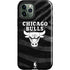 NBA Chicago Bulls Black Animal Print iPhone 12 Pro Impact Case