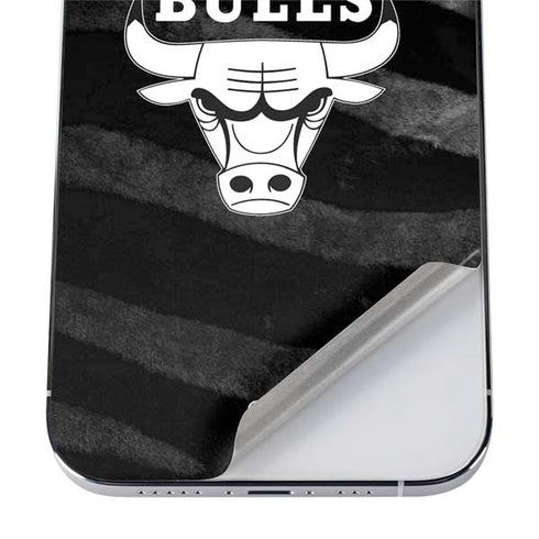 NBA Chicago Bulls Black Animal Print iPhone 12 Pro Max Skin