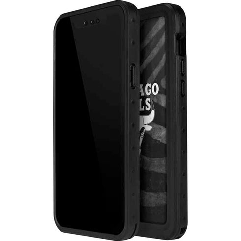 NBA Chicago Bulls Black Animal Print iPhone 12 Pro Waterproof Case
