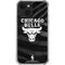 NBA Chicago Bulls Black Animal Print iPhone 14 Clear Case