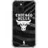 NBA Chicago Bulls Black Animal Print iPhone 14 Clear Case