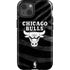 NBA Chicago Bulls Black Animal Print iPhone 15 Impact Case