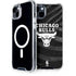 NBA Chicago Bulls Black Animal Print iPhone 15 Plus MagSafe Case