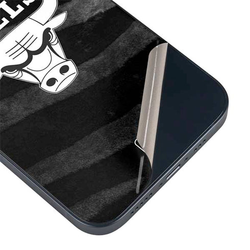 NBA Chicago Bulls Black Animal Print iPhone 14 Plus Skin