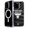 NBA Chicago Bulls Black Animal Print iPhone 15 Pro MagSafe Case