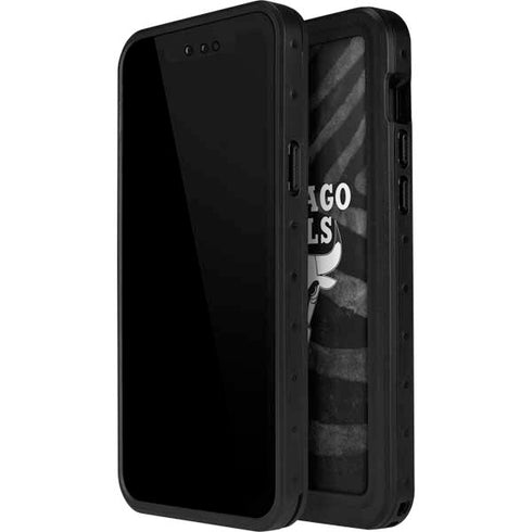 NBA Chicago Bulls Black Animal Print iPhone 14 Pro Max Waterproof Case