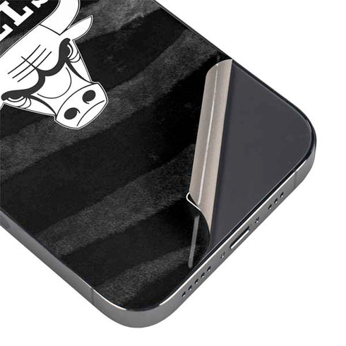 NBA Chicago Bulls Black Animal Print iPhone 14 Pro Skin