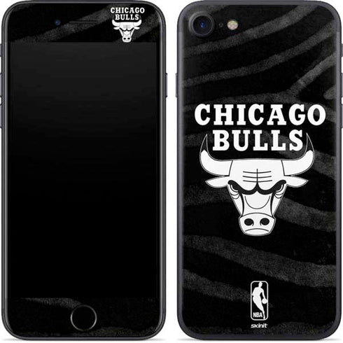 NBA Chicago Bulls Black Animal Print iPhone SE (2nd & 3rd Gen) Skin