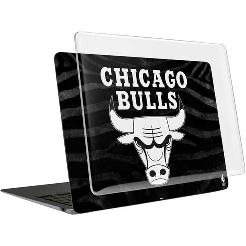 NBA Chicago Bulls Black Animal Print MacBook Air 13in (2020) Case plus Skin