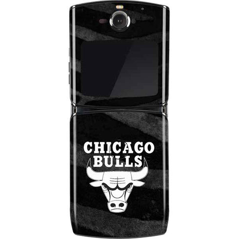 NBA Chicago Bulls Black Animal Print Motorola RAZR Skin