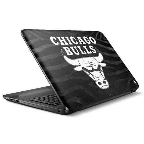 NBA Chicago Bulls Black Animal Print HP Notebook Skin