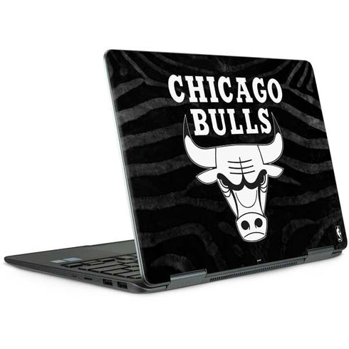 NBA Chicago Bulls Black Animal Print Notebook 9 Pro 13in (2017) Skin