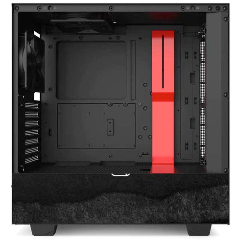 NBA Chicago Bulls Black Animal Print NZXT H510 Compact ATX Mid-Tower Case Skin