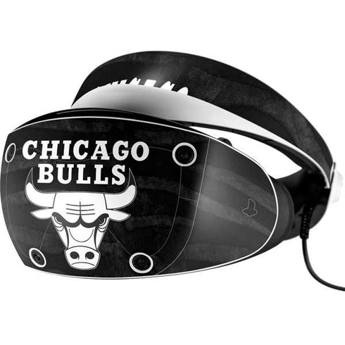 NBA Chicago Bulls Black Animal Print PlayStation VR2 Skin