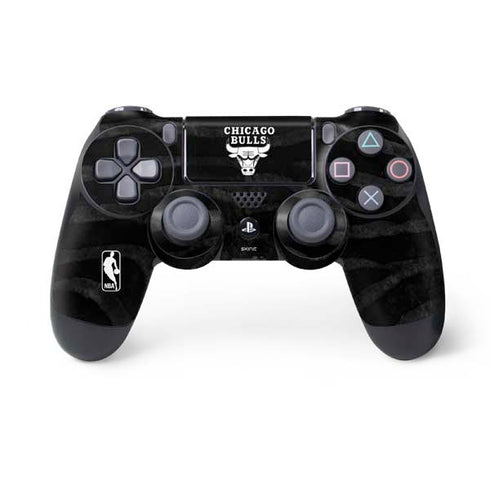 NBA Chicago Bulls Black Animal Print PS4 Controller Skin