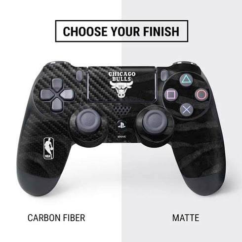 NBA Chicago Bulls Black Animal Print PS4 Controller Skin