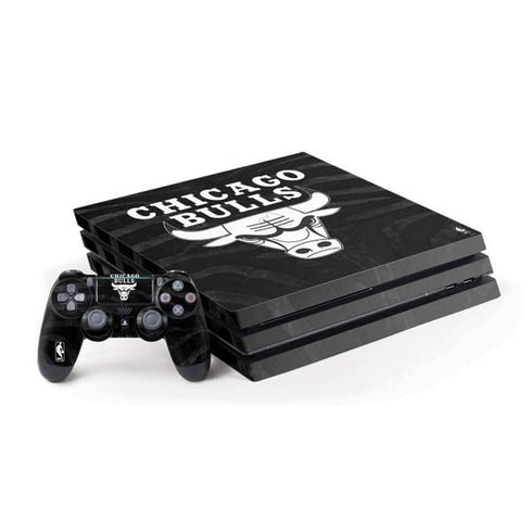 NBA Chicago Bulls Black Animal Print PS4 Pro Bundle Skin