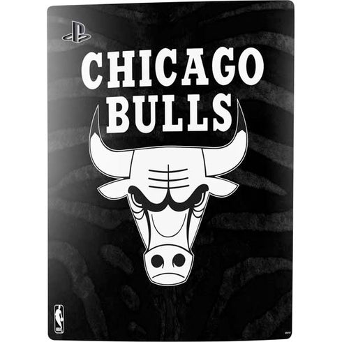 NBA Chicago Bulls Black Animal Print PS5 Bundle Skin