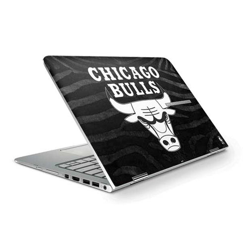 NBA Chicago Bulls Black Animal Print HP Spectre Skin