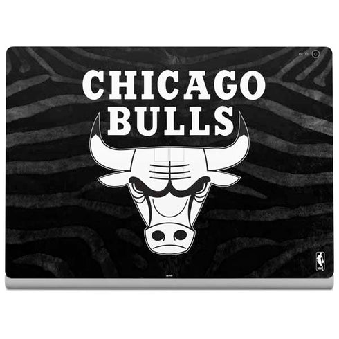 NBA Chicago Bulls Black Animal Print Surface Book 2 15in Skin