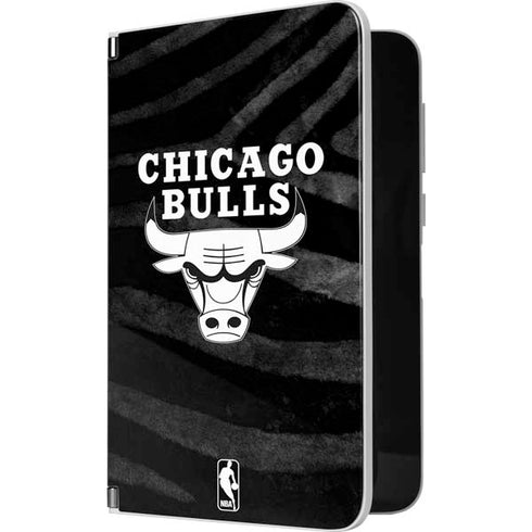 NBA Chicago Bulls Black Animal Print Surface Duo Skin