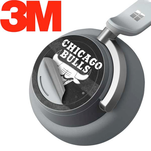 NBA Chicago Bulls Black Animal Print Surface Headphones Skin