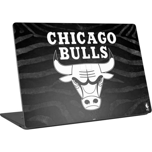 NBA Chicago Bulls Black Animal Print Surface Laptop 4 15in Skin