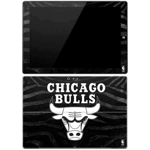NBA Chicago Bulls Black Animal Print Surface Pro 3 Skin