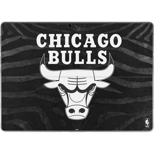 NBA Chicago Bulls Black Animal Print Surface Pro 9 Skin