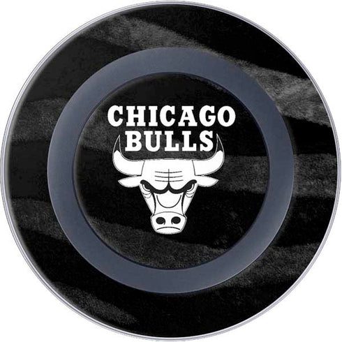 NBA Chicago Bulls Black Animal Print Wireless Charger Skin
