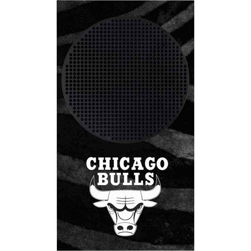 NBA Chicago Bulls Black Animal Print Xbox Series S Console Skin