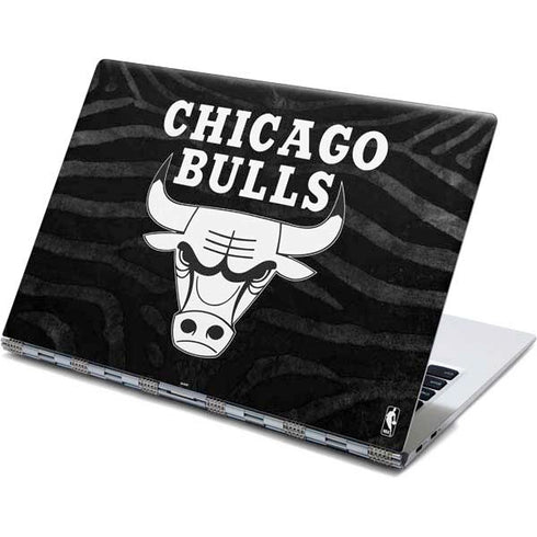 NBA Chicago Bulls Black Animal Print Yoga 910 2-in-1 14in Touch-Screen Skin