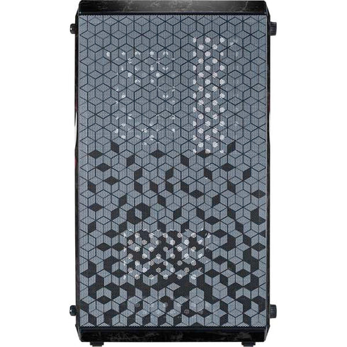 NBA Chicago Bulls Black Distressed Cooler Master MasterBox Q300L Mini Tower Skin