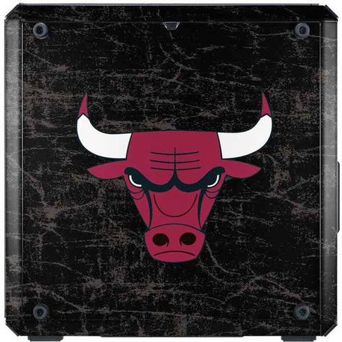 NBA Chicago Bulls Black Distressed Cooler Master MasterBox Q300L Mini Tower Skin