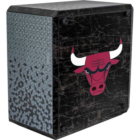 NBA Chicago Bulls Black Distressed Cooler Master MasterBox Q300L Mini Tower Skin
