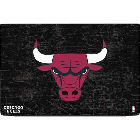 NBA Chicago Bulls Black Distressed Dell Vostro Skin