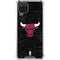 NBA Chicago Bulls Black Distressed Galaxy A12 Clear Case