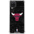 NBA Chicago Bulls Black Distressed Galaxy A12 Clear Case