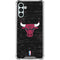 NBA Chicago Bulls Black Distressed Galaxy A13 5G Clear Case