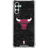 NBA Chicago Bulls Black Distressed Galaxy A13 5G Clear Case